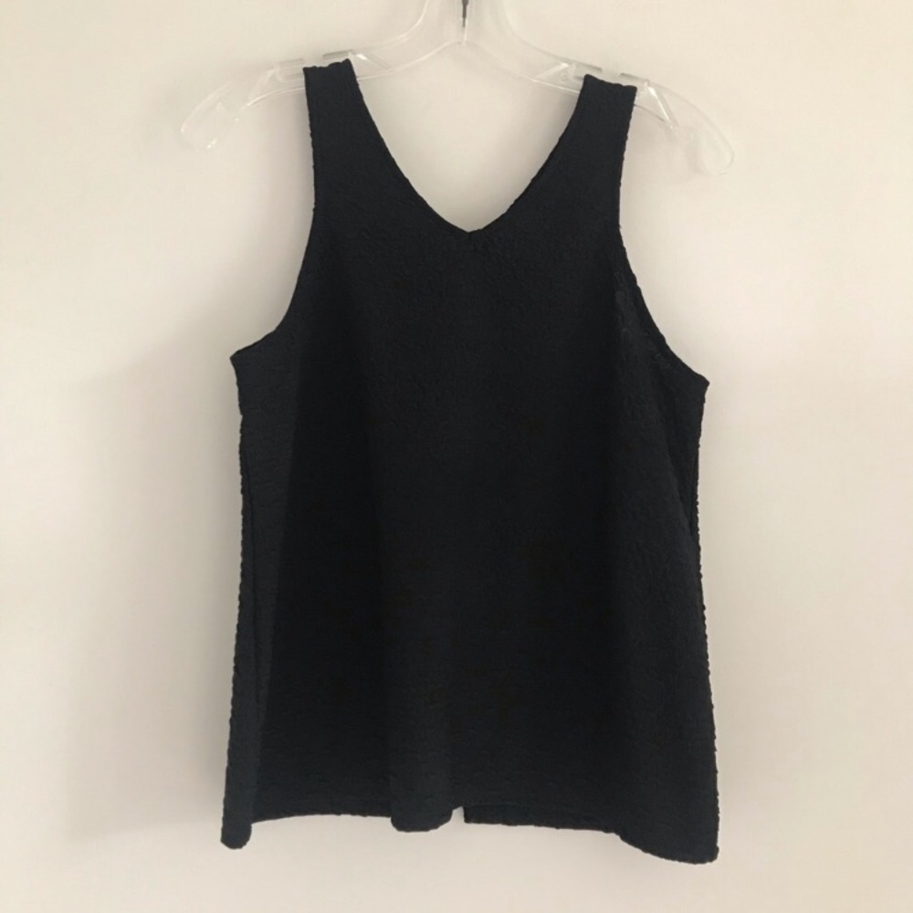 Anthropologie Deletta Black Tank Top